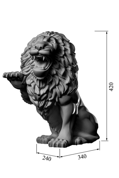 размеры изделия лев LV- 001