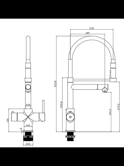 Система мгновенного кипячения воды 4в1 AQUAHOT ROME Chrome (хром)