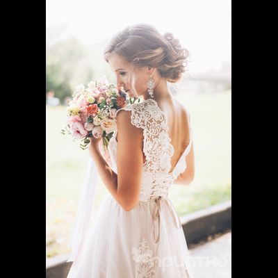 Букет невесты &amp; Бутоньерка № 1338