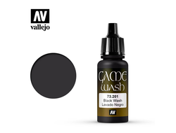Vallejo: Проливка Game Wash 73.201 "Black Wash"
