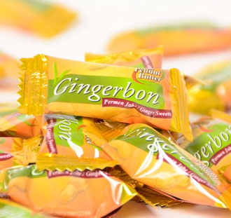Имбирные конфеты с Арахисом Gingerbon PEANUT BUTTER  Candy, 125 гр
