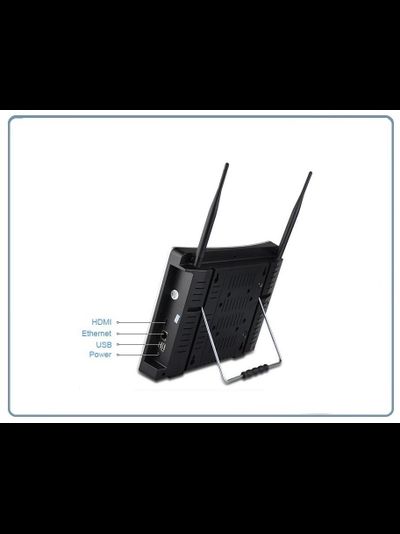 Комплект уличного WiFi/LAN видеонаблюдения, монитор 11" с DVR и 4 беспроводные видеокамеры, Full HD