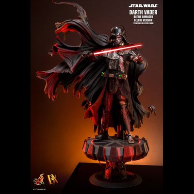Дарт Вейдер в бою (Звездные Войны, Star Wars) - Коллекционная фигурка 1/6 Darth Vader Battle Damaged (Deluxe Version) (DX45) - Hot Toys