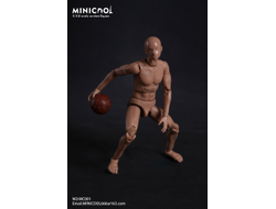 Мужское тело со съемной шеей - Коллекционная фигурка 1/12 scale 6-inch action figure male body (MC001) - MINI COOL