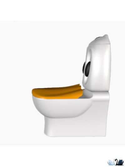 Унитаз Creavit Ducky DC360-11CB00E-0000 с бачком DC400-00CB00E-0000, детский