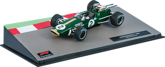 Formula 1 (Формула-1) выпуск № 23 с моделью BRABHAM BT24 Денни Халма (1967)