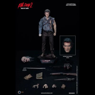 ПРЕДЗАКАЗ - Эш Уильямс (Зловещие Мертвецы 2, Evil Dead) - Коллекционная ФИГУРКА 1/6 scale Evil Dead II Ash Williams (EDA003) - ASMUS TOYS ?ЦЕНА: 33300 РУБ.?