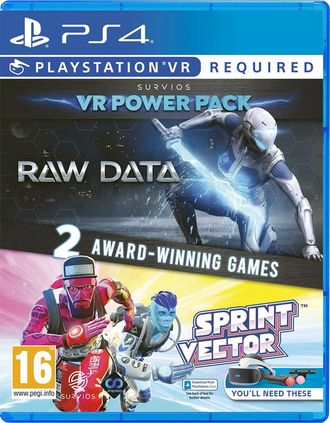 игра для PS4 Survios VR Power Pack: Raw Data & Sprint Vector (только для PS VR)