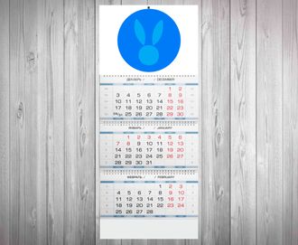 Календарь квартальный талисман кролик №16