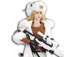 Лыжница-снайпер - КОЛЛЕКЦИОННАЯ ФИГУРКА 1/6 scale Snow Sniper (BBK018) - BBK