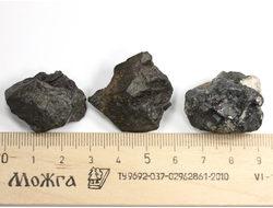 Магнетит необработанный "дикий" образец в ассортименте, Россия (27-30 мм, 15-17 г) №36110