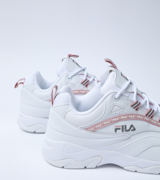 Кроссовки FILA RAY REPEAT Бело-розовые женские (36-41)