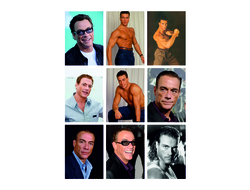 Наклейки, стикеры Jean-Claude Van Damme, Жан-Клод Ван Дамм