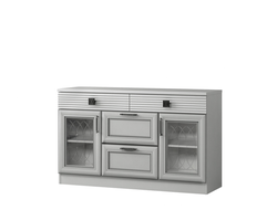 Гостиная ОРЛЕАН - №841 Тумба многоцелевая Стальной серый