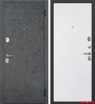 85 мм Феникс линии велюр белый софт