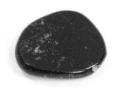 Турмалин черный, Шерл, полировка плоская, Бразилия (42*34*9 мм, 27 г) №35670