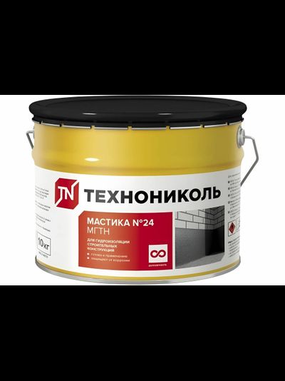 Мастика гидроизоляционная №24 МГТН ведро 20 кг ТЕХНОНИКОЛЬ