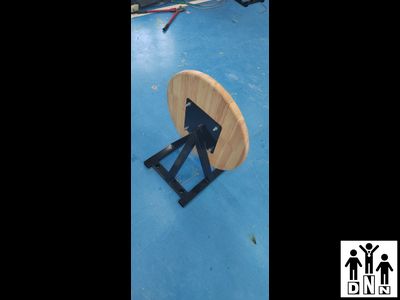 Платформа для пневмогруши нерегулируемая по высоте с пневмогрушей из натуральной кожи DNN