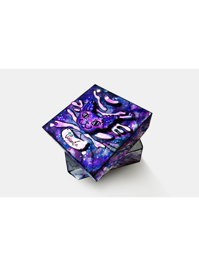 Трёхмерная подарочная коробочка в стиле украшения (3D-дизайн)