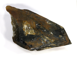 Кварц дымчатый, кристалл в гетите, необработанный "дикий", Казахстан (203*100*68 мм, 1490 г) №21864