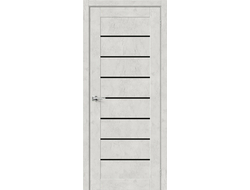 Дверь Межкомнатная - Б-22 ЧС (Look Art) Бетон