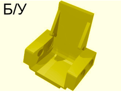 ! Б/У - Technic Seat 3 x 2 Base, Yellow (2717 / 271724 / 4251459) - Б/У