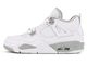 Nike Air Jordan 4 Retro (Белые) сбоку