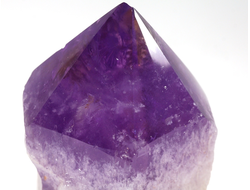 Аметрин, аметист, кристалл полированный со спиленным основанием, Бразилия (85*55*39 мм, 257 г) №37665