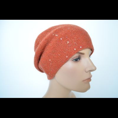 Берет и шарф Vizio 1350 B терракотовый