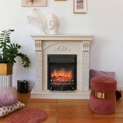 Электрокамин Corfino WT с очагом Fobos