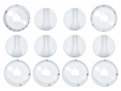 Набор ручек для плиты GEFEST 1100, 3100 (белые) 6 шт.