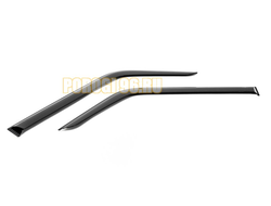 Дефлекторы окон, AutoFlex, для Lada Niva 3d 1978-2021, литьевой поликарбонат, 2 шт.