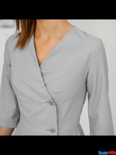 ПЛАТЬЕ DOCLIKE DL317 серое