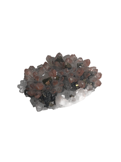 Кварц с галенитом и халькопиритом