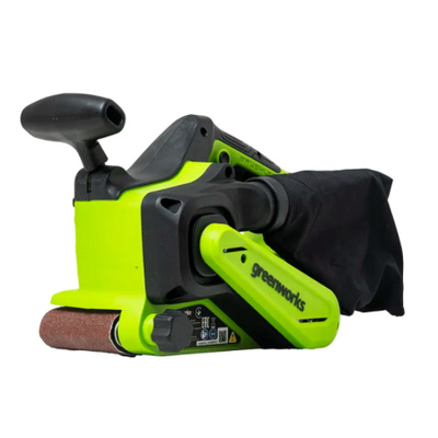 Ленточная шлифовальная машина аккумуляторная Greenworks G24BS, 24V, АКБ 2 Ач, ЗУ