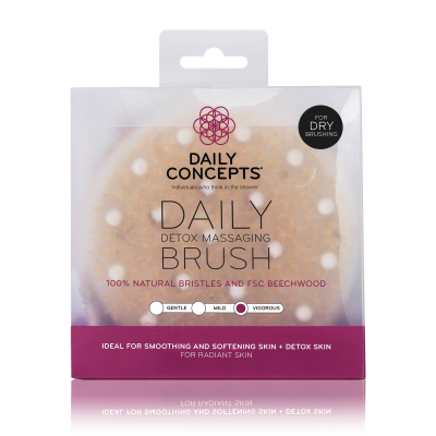 Daily Concepts Щетка для тела массажная с основой из дерева