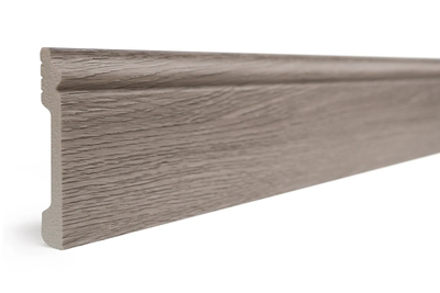 Напольный плинтус Decor-Dizayn 005-80SH, влагостойкий, ударопрочный, 2,4 метра