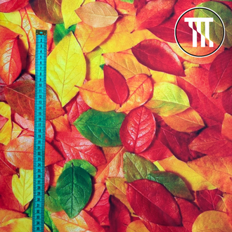 Бифлекс матовый принт Осенние листья