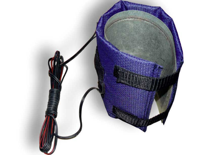 Бандажный подогреватель топливного фильтра дизельного автомобиля ПТФ-24 (24В) с термовыключателем