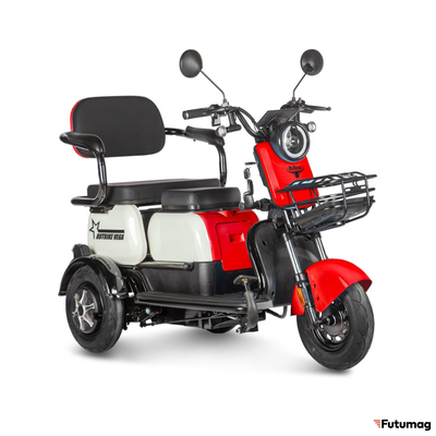 Электротрицикл Rutrike Вега красный
