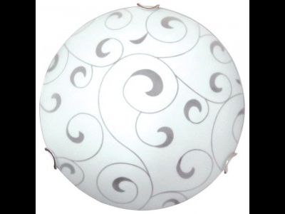 Светильник Элетех Морокко настен.-потол. 3х60W Е27 d400мм бел. мат. стекло (РФ) 1005204326