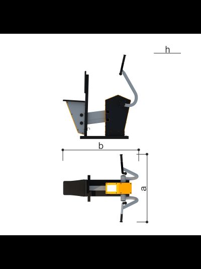 Уличный тренажер «Тяга к груди» Romana 207.37.10