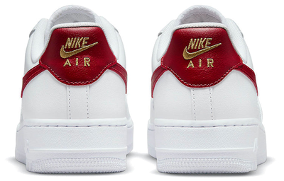Кроссовки Nike Womens Air Force 1 '07 ESS White Red Gold  фото
