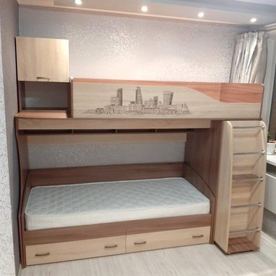 Кровать-чердак Орион Подростковая спальня (ТЭКС)