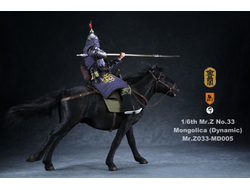 Монгольский конь (Лошадь) в динамичной позе - Коллекционная ФИГУРКА 1/6 scale animal model No.33:Mongolica (dynamic posture) (Mr.Z033-MD005) - Mr.Z