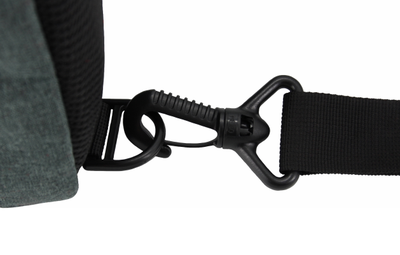 Рюкзак с одной лямкой - сумка на грудь Optimum XXL RL, темно-серый