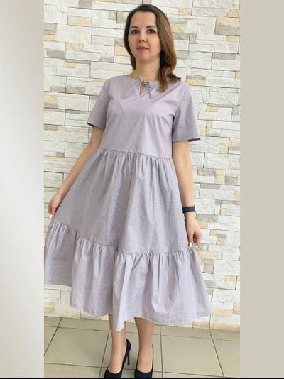 Платье 644-04231 горох