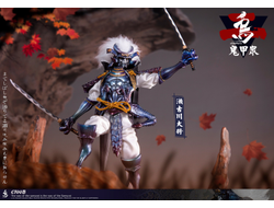 Самурай-кузнечик, синий - КОЛЛЕКЦИОННАЯ ФИГУРКА 1/12 Soldier - Gweitong series 2 (CT00B) - CROW TOYS