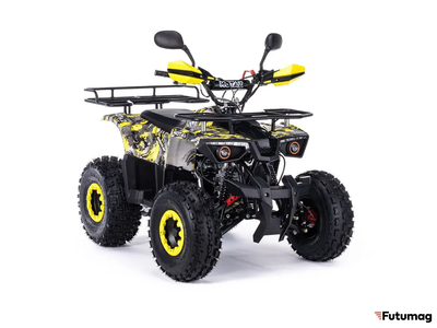 Квадроцикл Motax ATV Grizlik Super Lux 125 сс (AB) Желтый-камуфляж