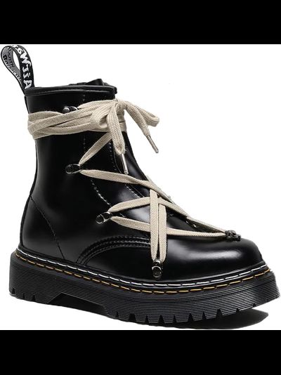Dr Martens Rick Owens 1460 Pentagram Boots Double Stitching